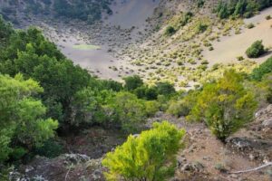 Kráter vyhaslé sopky, El Hierro